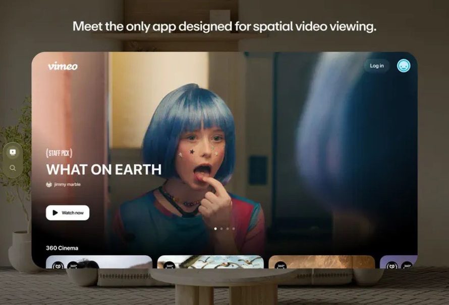 اپلیکیشن Vimeo برای Apple Vision Pro با پشتیبانی از ویدیوی فضایی عرضه شد