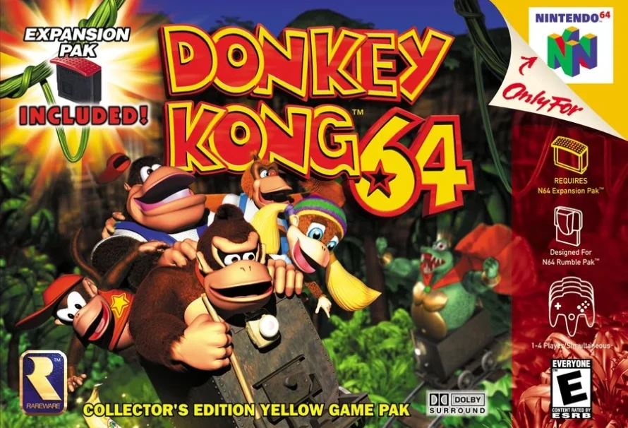 Donkey Kong 64 به کتابخانه Nintendo 64 سرویس Switch Online اضافه شد
