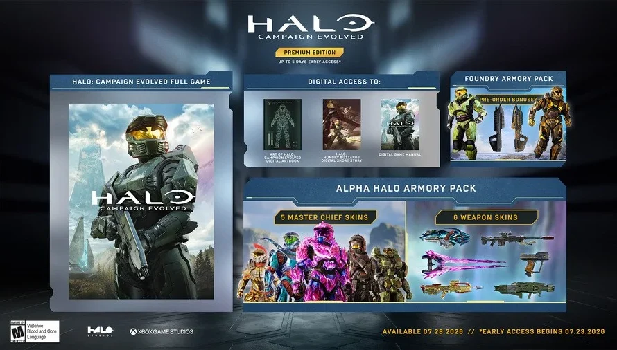 تاریخ انتشار Halo: Campaign Evolved مشخص شد؛ مستر چیف 28 جولای بازمی‌گردد
