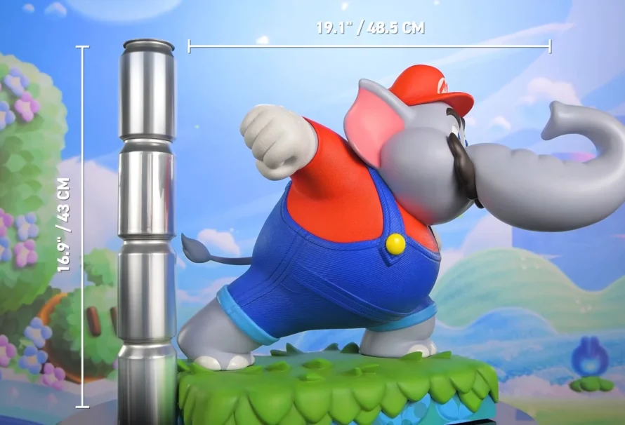مجسمه رسمی «Elephant Mario» از Super Mario Bros. Wonder رونمایی شد
