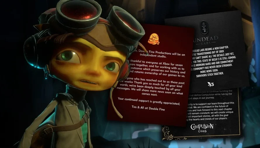 Compulsion Games، Double Fine و Undead Labs از جدایی Xbox می‌گویند